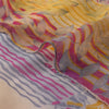 Sanskriti Vintage Sarees Multi Indian Pure Georgette Silk Printed Sari Fabric