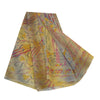 Sanskriti Vintage Sarees Multi Indian Pure Georgette Silk Printed Sari Fabric