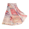 Sanskriti Vintage Multi Sarees Pure Georgette Silk Sari Printed 5yd Craft Fabric