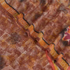 Sanskriti Vintage Brown Sarees Indian Pure Georgette Silk Printed Sari Fabric