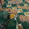 Sanskriti Vintage Multi Pure Georgette Sarees Paisley Printed Sari 5+YD Fabric