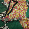 Sanskriti Vintage Multi Pure Georgette Sarees Paisley Printed Sari 5+YD Fabric