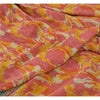 Sanskriti Vintage Cream Sarees Pure Georgette Silk Printed Sari Craft Fabric