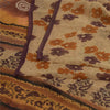 Sanskriti Vintage Brown Sarees Pure Georgette Silk Printed Sari Craft 5Yd Fabric