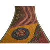 Sanskriti Vintage Multi Sari Blend Georgette Printed Sarees Floral Craft Fabric