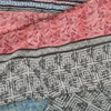 Sanskriti Vintage Sarees Pure Georgette Silk Printed Indian Sari Craft Fabric