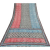 Sanskriti Vintage Sarees Pure Georgette Silk Printed Indian Sari Craft Fabric