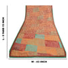 Sanskriti Vintage Sari Indian Multi Indian Georgette Printed Sarees Craft Fabric