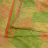 Sanskriti Vintage Indian Sari Pure Georgette Silk Sewing Printed Sarees Fabric