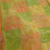 Sanskriti Vintage Indian Sari Pure Georgette Silk Sewing Printed Sarees Fabric