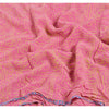 Sanskriti Vintage Pink Saree Pure Georgette Silk Printed Sari Craft 5 Yd Fabric