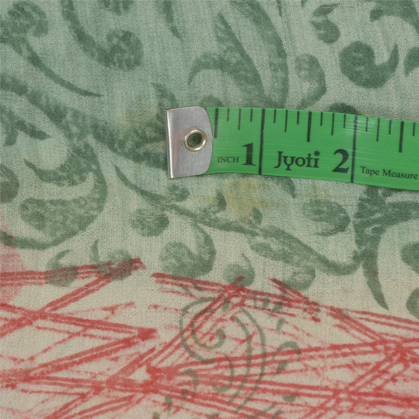 Sanskriti Vintage Saree Georgette Multicolor Indian Floral Paisley Printed 5.5+ Yard Sari Craft Fabric Upcycling, Recycling, Dress Making