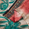 Sanskriti Vintage Saree Pure Georgette Silk Multicolor Printed Sari Craft Sustainable Fabric