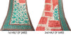 Sanskriti Vintage Saree Pure Georgette Silk Multicolor Printed Sari Craft Sustainable Fabric