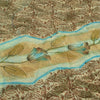 Sanskriti Vintage Cream Digital Printed Saree Blend Georgette Sari Craft Sustainable Fabric