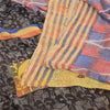 Sanskriti Vintage Saree Pure Georgette Silk Printed Sari Craft Multicolor Sustainable Fabric