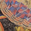 Sanskriti Vintage Saree Pure Georgette Silk Printed Sari Craft Multicolor Sustainable Fabric