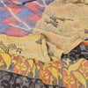 Sanskriti Vintage Saree Pure Georgette Silk Printed Sari Craft Multicolor Sustainable Fabric