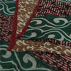 Sanskriti Vintage Sari Ren Georgette Silke Trykt Sari 5Yd Håndværk Dekor Bæredygtigt Stoff