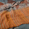 Sanskriti Vintage Designer Sarees Printed Blend Georgette Sari Craft 5 YD Sustainable Fabric