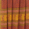Sanskriti Vintage Red Sarees Pure Georgette Silk Printed Sari Soft Craft Fabric