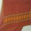 Sanskriti Vintage Red Sarees Pure Georgette Silk Printed Sari Soft Craft Fabric