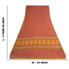 Sanskriti Vintage Red Sarees Pure Georgette Silk Printed Sari Soft Craft Fabric