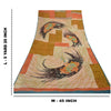 Sanskriti Vintage Indian Sarees Pure Georgette Silk Printed Sari Craft Fabric