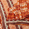 Sanskriti Vintage Rusty Orange Sarees Pure Georgette Silk Printed Sari Sustainable Fabric
