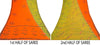 Sanskriti Vintage Orange Sarees Pure Georgette Silk Printed Sari Craft Sustainable Fabric