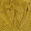 Sanskriti Vintage Blend Georgette Sarees Lemon Leheria Printed Sari Dress Fabric