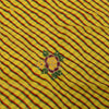 Sanskriti Vintage Blend Georgette Sarees Lemon Leheria Printed Sari Dress Fabric
