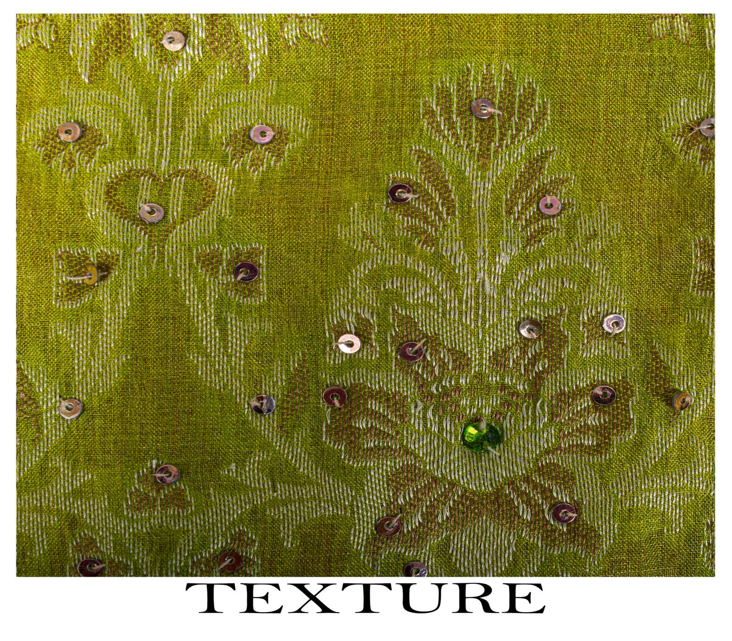 Sanskriti Vintage Saree Orange Pure Silk Hand Embroidery-Woven Fabric IndianSari
