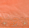Sanskriti Vintage Indian Saree 100% Pure Silk Hand Beaded Sustainable Fabric Premium Sari