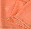 Sanskriti Vintage Indian Saree 100% Pure Silk Hand Beaded Sustainable Fabric Premium Sari