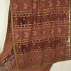 Sanskriti Vintage Brown Sarees Pure Georgette Silk Zari Embroidered 5+YD Sari