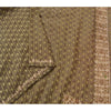 Sanskriti Vintage Green Sarees Georgette Hand Beaded Woven Fabric Cultural Sari
