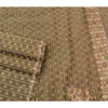 Sanskriti Vintage Green Sarees Georgette Hand Beaded Woven Fabric Cultural Sari