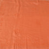 Sanskriti Vintage Sarees Pure Silk Hand Embroidered Peach Craft 5 YD Fabric Sari