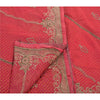 Sanskriti Vintage Sarees Georgette Hand Beaded Paint Fabric Ethnic Premium Sari