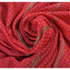 Sanskriti Vintage Sarees Georgette Hand Beaded Paint Fabric Ethnic Premium Sari