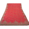 Sanskriti Vintage Sarees Georgette Hand Beaded Paint Fabric Ethnic Premium Sari