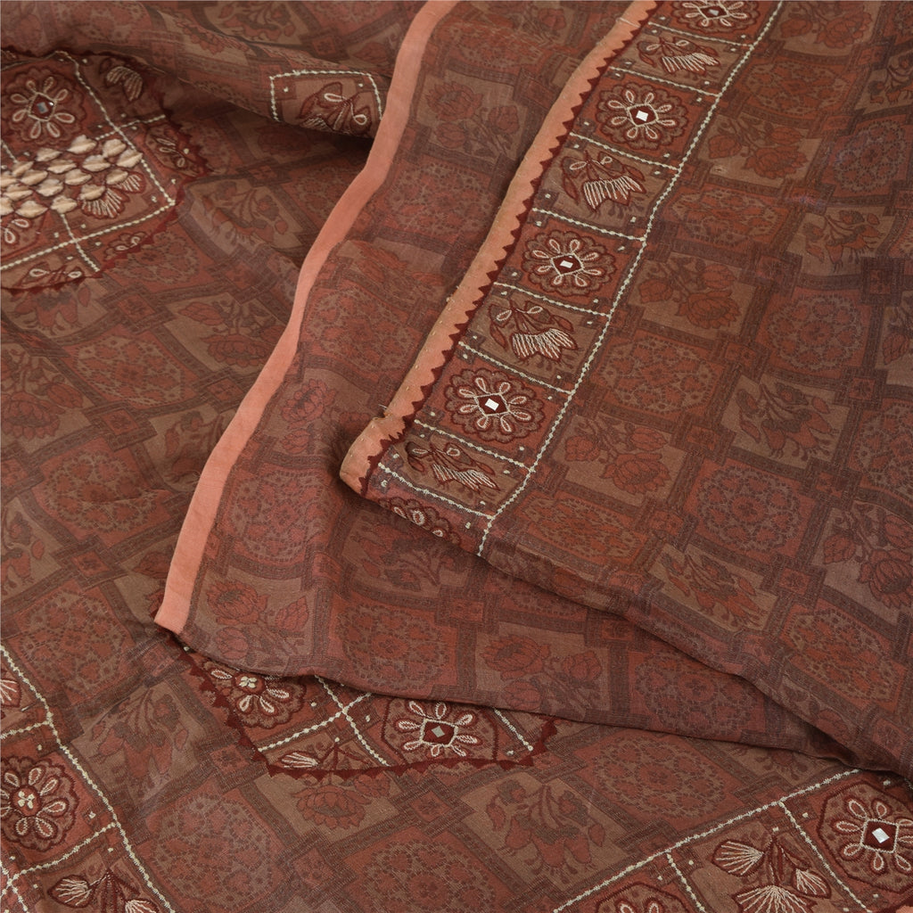 Sanskriti Vintage Mauve Sarees Pure Silk Embroidered Woven Fabric Premium Sari