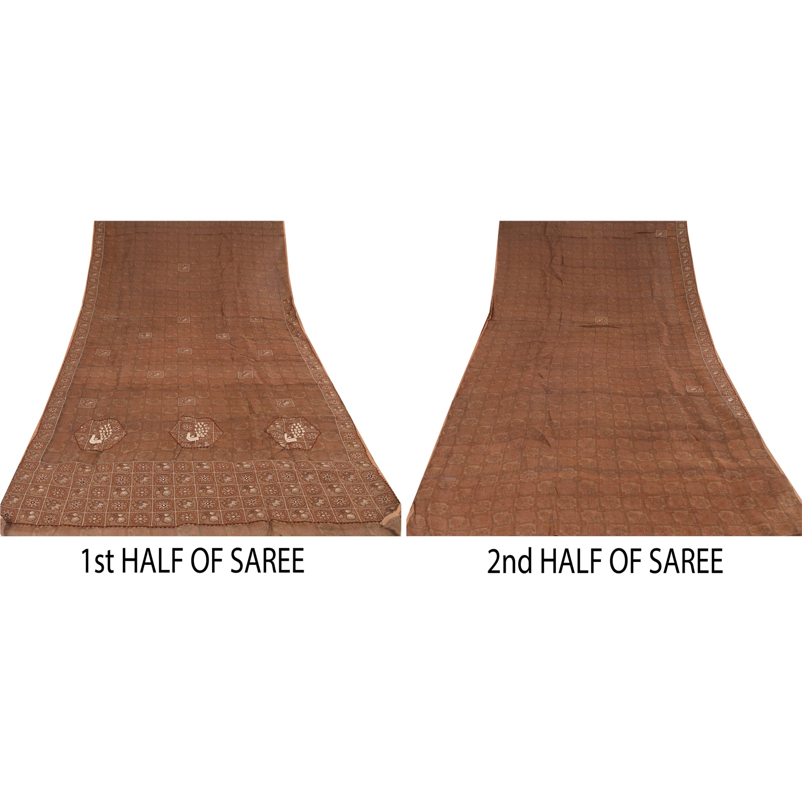 Sanskriti Vintage Mauve Sarees Pure Silk Embroidered Woven Fabric Premium Sari