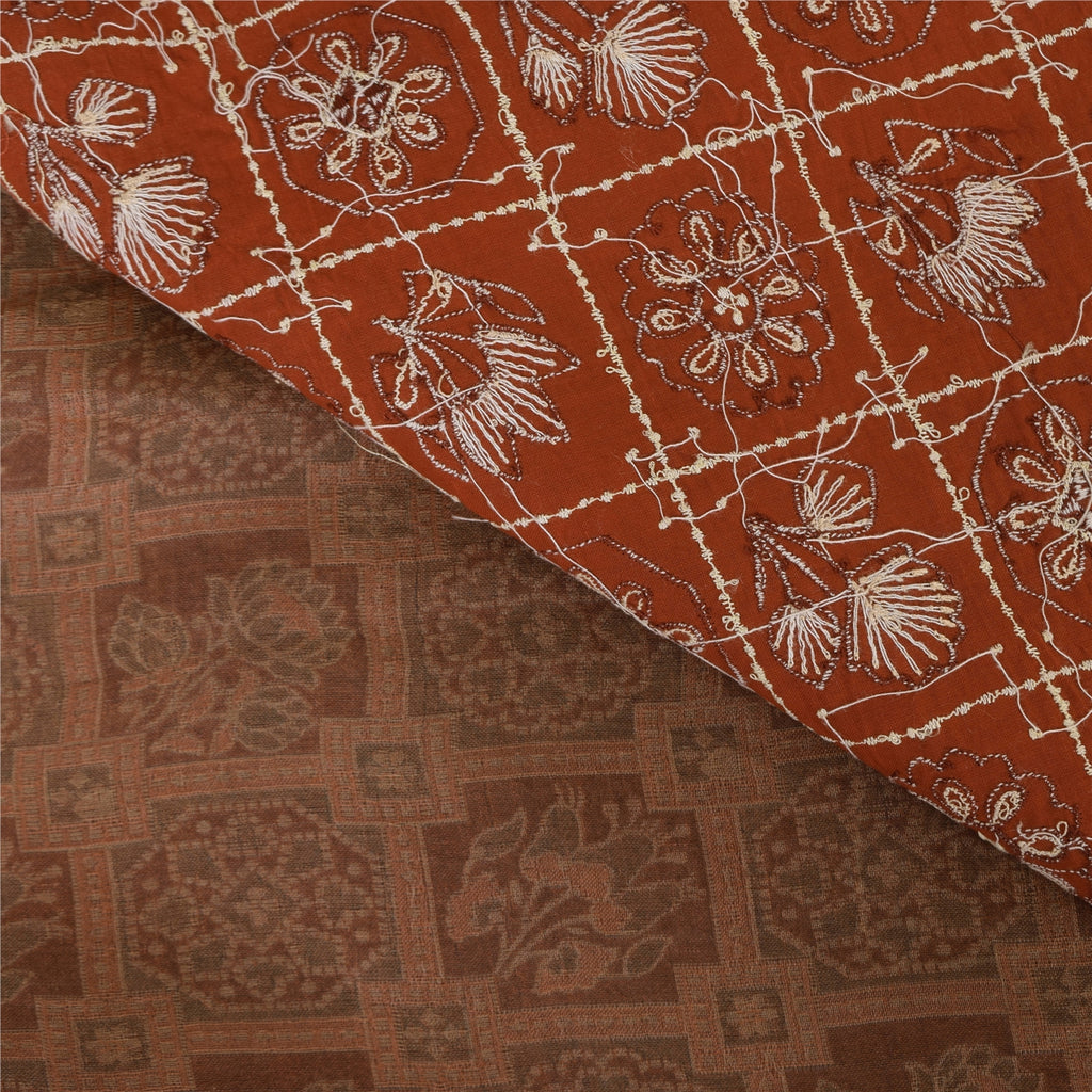 Sanskriti Vintage Mauve Sarees Pure Silk Embroidered Woven Fabric Premium Sari