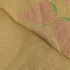 Sanskriti Vintage Cream Sarees Blend Cotton Hand Bead Zari Sari 5+YDCraft Fabric