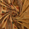 Sankriti Vintage Cream Sarees Pure Cotton Hand Woven Premium Sari Craft Fabric