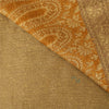 Sanskriti Vintage Indian Brown Sarees Pure Cotton Woven Premium Sari 5yd Fabric