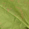 Sanskriti Vintage Green Sarees Art Silk Woven Printed Ethnic Sari Craft Fabric