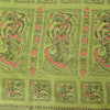 Sanskriti Vintage Green Sarees Art Silk Woven Printed Ethnic Sari Craft Fabric